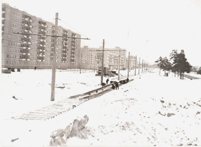 Строительство линии 4-го маршрута по ул.Пушкина